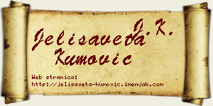 Jelisaveta Kumović vizit kartica